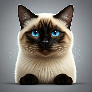 siamese cat portrait