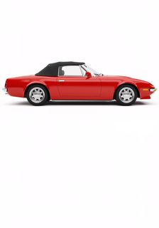 red classic convertible