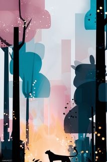 panther in forest