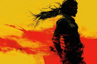 Silhouette of a Western Figure