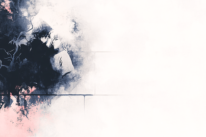 Silhouette with Abstract Background