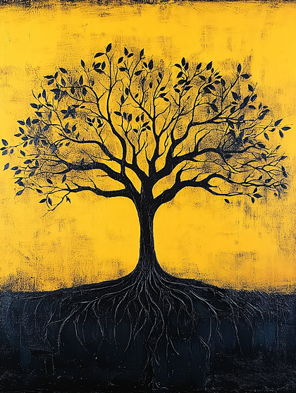 Silhouetted Tree of Life