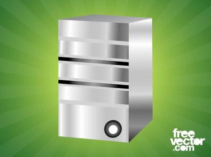 Silver Computer Free Vector