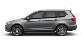 silver station wagon
