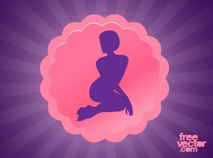 Sitting Girl Silhouette Free Vector