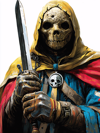 Skeleton Warrior Ready For Battle