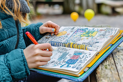 Sketching in a Notebook