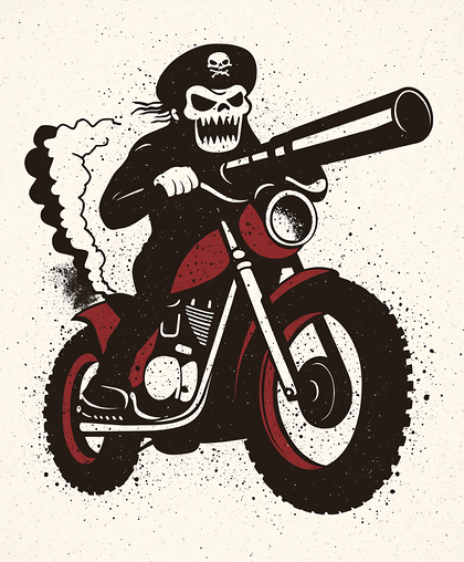 Skull Biker