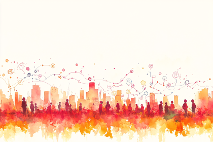 Skyline Connection with People