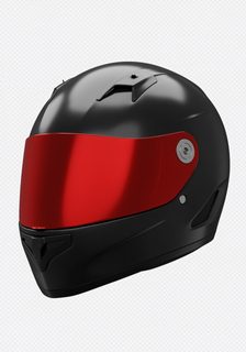 motorcycle helmet red visor