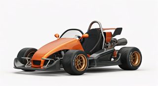 orange racing kart