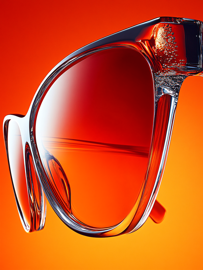 Sleek Orange Sunglasses