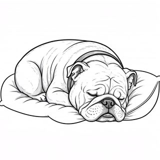 sleeping-bulldog-sketch