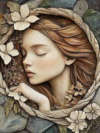 Sleeping Forest Nymph