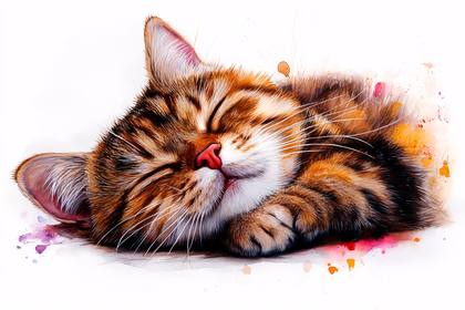Sleeping Kitten
