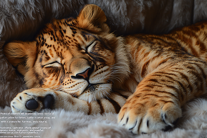 Sleeping Lion Cub