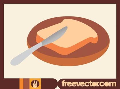 Slice of Bread Free Vector