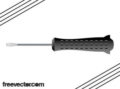 Slotted Screwdriver Free Vector