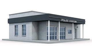 brick police station