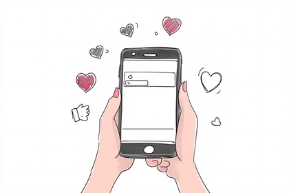 Smartphone and Hearts