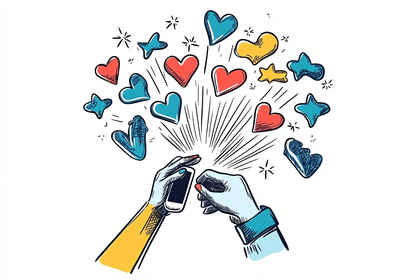 Smartphone Sharing Love
