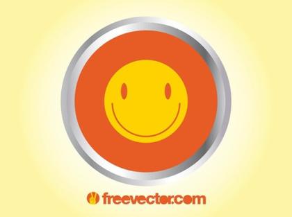 Smiley Badge Free Vector