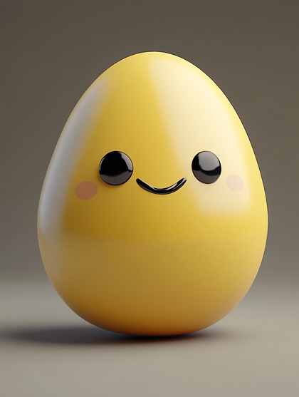 Smiley Yellow Egg
