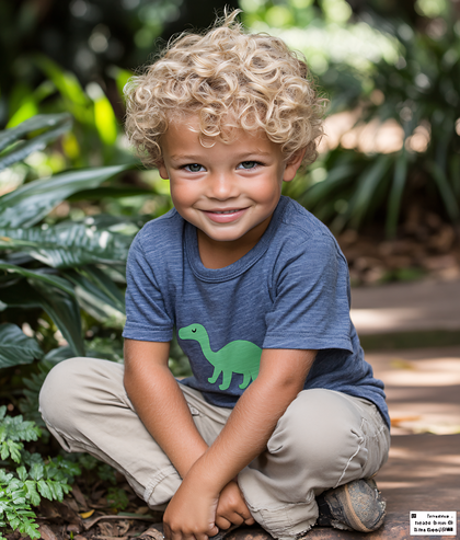 Smiling Boy With Curly Hair
