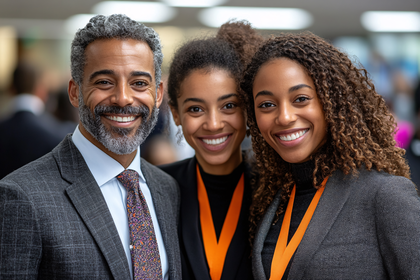 Smiling Business People Portrait