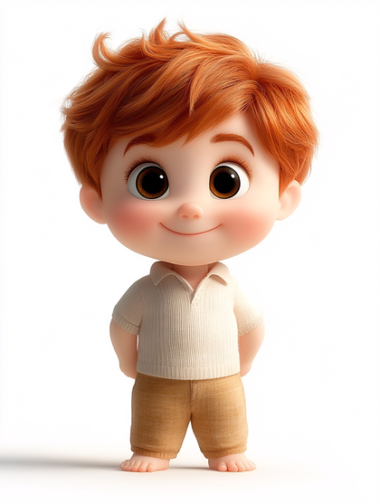 Smiling Ginger Boy