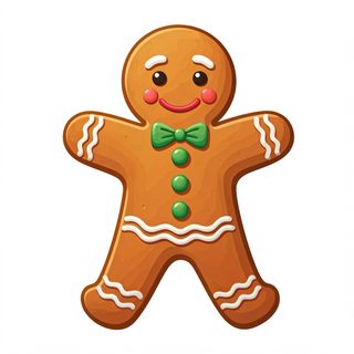 Gingerbread man cookie