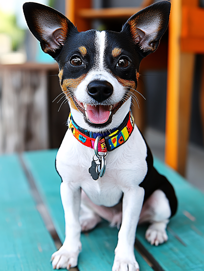 Smiling Jack Russell Terrier Puppy