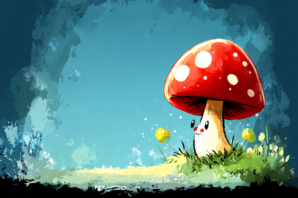 Smiling Mushroom