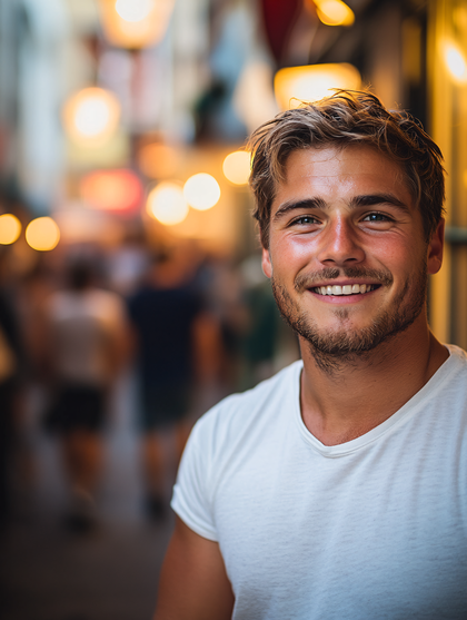 Smiling Young Man Portrait