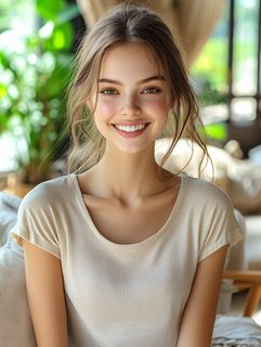 Smiling Young Woman Portrait