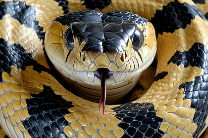 Snake Head Close Up