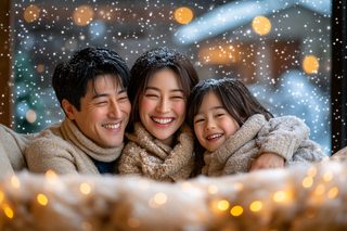 Snowy Family Joy