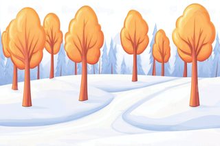 snowy forest landscape