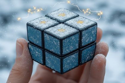 Snowy Mini Cube