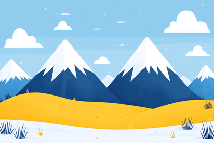 Snowy Mountains Landscape