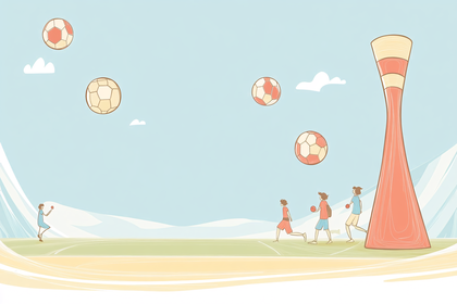 Soccer Game by the Tower