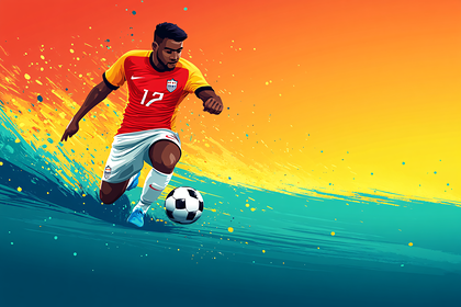 Soccer Player In Action