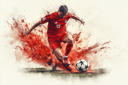 Soccer Player In Action