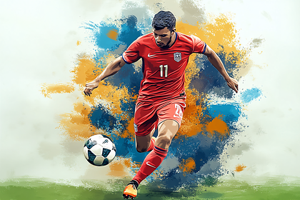Soccer Player Kick