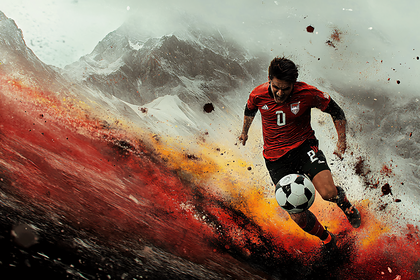 Soccer Player Kick
