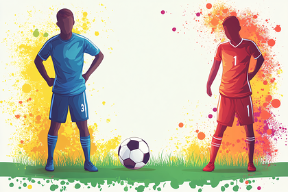 Soccer Players Ready To Play