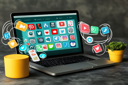 Social Media Connection Concept