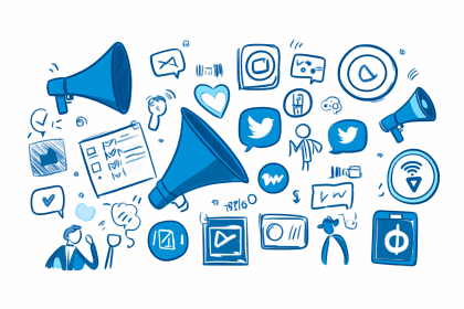 Social Media Marketing Doodles