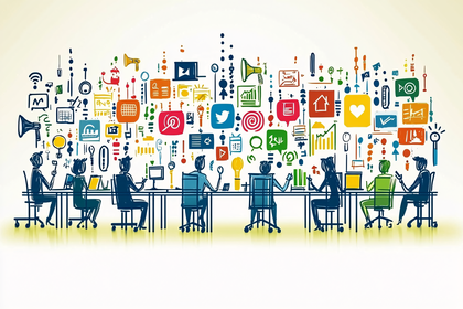 Social Media Marketing Team Meeting