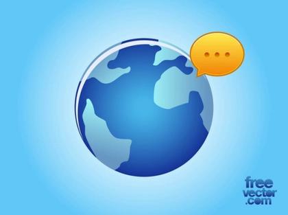 Social World Free Vector